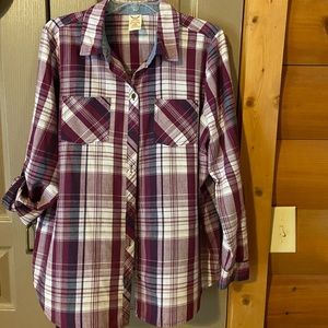 Faded Glory Plaid Shirt